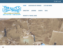 Tablet Screenshot of hotsprings-sd.com